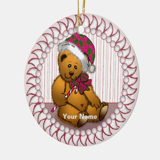 Christmas Santa Beer aangepaste ornamenten (Links)