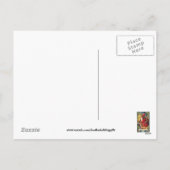 Christmas  Santa briefkaart (Achterkant)
