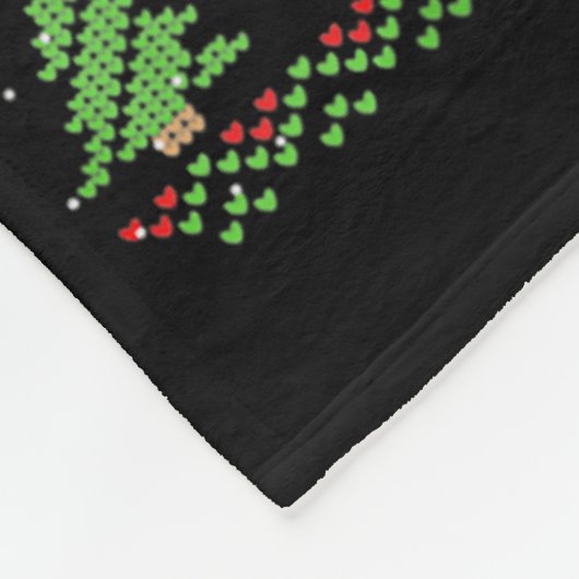 Christmas Santa Bysketbyll Player - Slam Dunk Ugly Fleece Deken (Hoek)