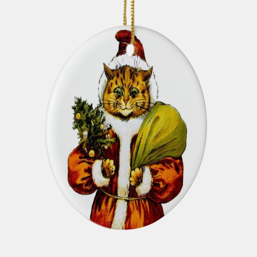 Christmas Santa Cat door Louis Wain · Ornament (Rechts)