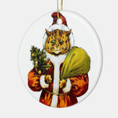 Christmas Santa Cat door Louis Wain · Ornament (Links)