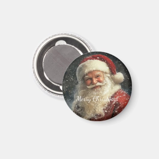 Christmas Santa Claus Magnet (Voorkant / Achterkant)