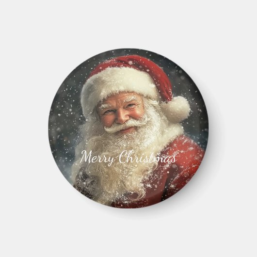 Christmas Santa Claus Magnet (Voorkant)