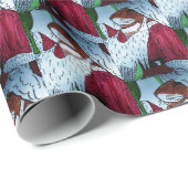 CHRISTMAS SANTA CLAUS MOUSE CADEAUPAPIER (Rol Hoek)