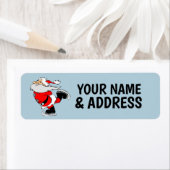  CHRISTMAS SANTA CLAUS  RETURN ADDRESS LABELS (Insitu)