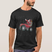 Christmas Santa Claus Riding Monster Truck Xmas Se T-shirt (Voorkant)