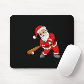 Christmas Santa Claus With Baseball Bat Boys Kids  Muismat (Met muis)