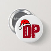 CHRISTMAS SANTA DP - ARTS VAN FARMACY RONDE BUTTON 5,7 CM (Voorkant /achterkant)