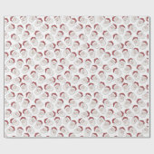 Christmas Santa Face Cadeaupapier (Vlak)