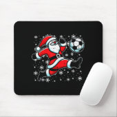 Christmas Santa Football Kick Xmas Soccer Men Boys Muismat (Met muis)