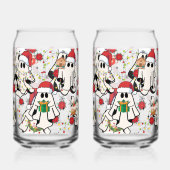 Christmas Santa Ghost Glass Cups Blikvorm Glas (Voorkant)