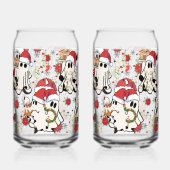 Christmas Santa Ghost Glass Cups Blikvorm Glas (Links)