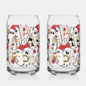 Christmas Santa Ghost Glass Cups Blikvorm Glas (Rechts)