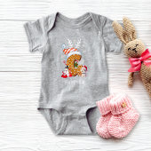 Christmas Santa Gingerbread Alphabet G Romper