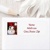 ***CHRISTMAS SANTA GOURD** TERUGKERNADRES ETIKETTE ETIKET (Insitu)