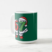 Christmas Santa Hand 67 6 7  Koffiemok (Voorkant links)