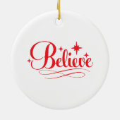 Christmas Santa Keramisch Ornament (Achterkant)