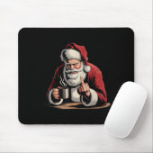 Christmas Santa Middle Finger Sarcastic Xmas Funny Muismat (Met muis)