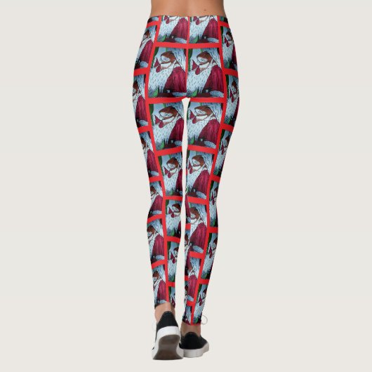 CHRISTMAS SANTA MOUSE LEGGINGS (Achterkant)