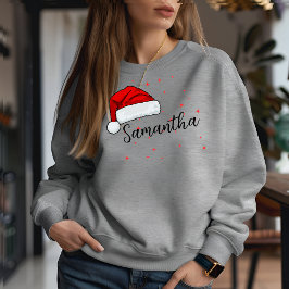Christmas Santa Pet Custom name Familie T-shirt