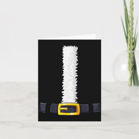 Christmas Santa-santa Claus Costume Fun Santa Suit Kaart (Voorkant)