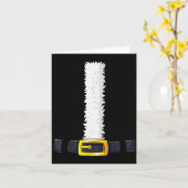 Christmas Santa-santa Claus Costume Fun Santa Suit Kaart (Gele Bloem)