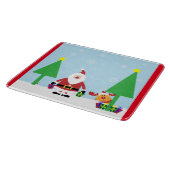 CHRISTMAS SANTA SCENE SNIJPLANK (Hoek)