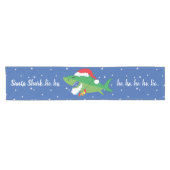 Christmas Santa Shark Personalize 14 x 72 Korte Tafelloper (Horizontaal)