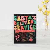 Christmas Santa's Delivery Service L&amp;d Labor D Kaart (Gele Bloem)