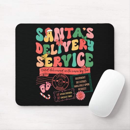 Christmas Santa's Delivery Service L&d Labor D Muismat (Met muis)