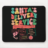 Christmas Santa's Delivery Service L&d Labor D Muismat (Voorkant)