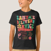 Christmas Santa's Delivery Service L&amp;d Labor D T-shirt (Voorkant)