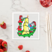 CHRISTMAS SANTA'S ELVES DECORATING SERVET (Insitu)