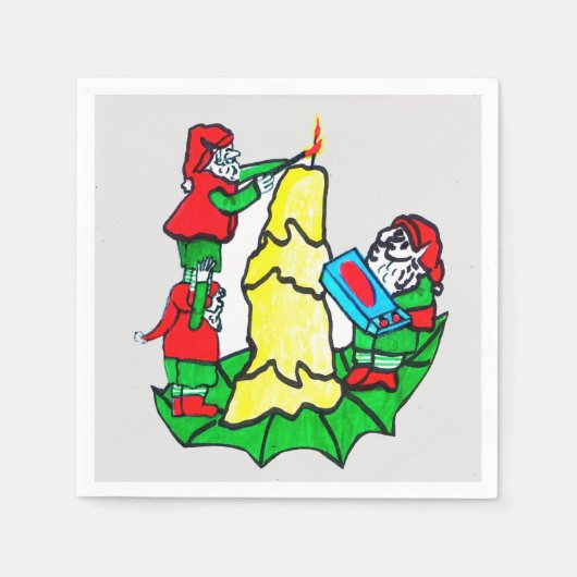 CHRISTMAS SANTA'S ELVES DECORATING SERVET (Voorkant)