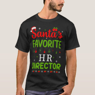 Christmas Santa's favoriete HR-regisseur Schattige T-shirt