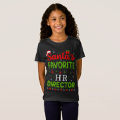 Christmas Santa's favoriete HR-regisseur Schattige T-shirt (Voorkant volledig)