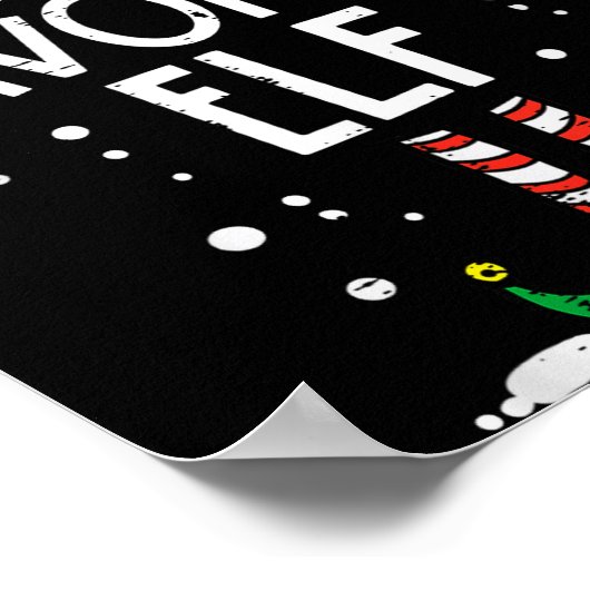 Christmas Santas Favorite Elf Xmas Matching Kids M Poster (Hoek)