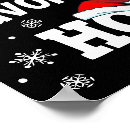 Christmas Santa's Favorite Ho Shirt, Adult Naughty Poster (Hoek)