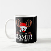 Christmas Santa's Gamer Reindeer Matching X-mas  Koffiemok (Links)