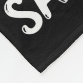 Christmas Saurus Rex Gingerbread Man Cookie Trex B Fleece Deken (Hoek)