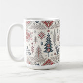 Christmas Scandinavian Geometric Minimalist Koffiemok (Links)