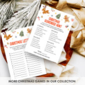 Christmas Scavenger Hunt Game Feestdagenkaart