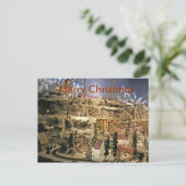 Christmas Scene Briefkaart (Staand voorkant)
