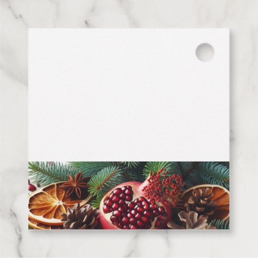 Christmas Scents Simmer Pot  Bedankjes Labels (Achterkant)