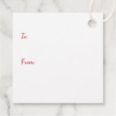 Christmas Schnauzer Dogs Bedankjes Labels (Achterkant)