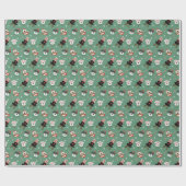 Christmas Schnauzer Dogs Cadeaupapier (Vlak)