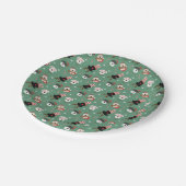 Christmas Schnauzer Dogs Papieren Bordje (Gekanteld)