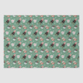 Christmas Schnauzer Dogs Tissuepapier (Voorkant)