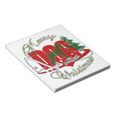 CHRISTMAS SCHNAUZER NOTITIEBLOK (Schuin)