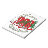 CHRISTMAS SCHNAUZER NOTITIEBLOK (Linkerzijde)